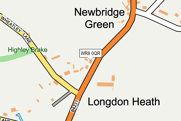 WR8 0QR map - OS OpenMap – Local (Ordnance Survey) WR8 0QR map - OS OpenMap – Local (Ordnance Survey)