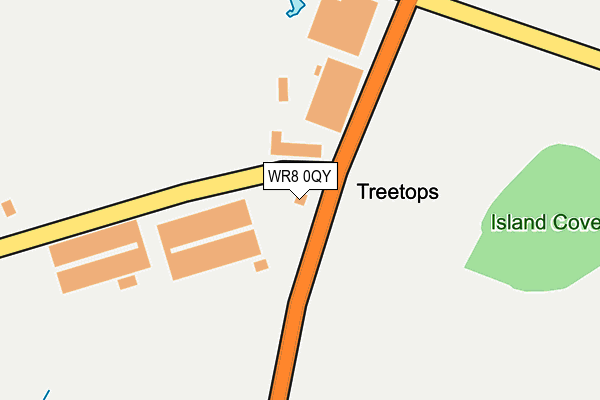 WR8 0QY map - OS OpenMap – Local (Ordnance Survey) WR8 0QY map - OS OpenMap – Local (Ordnance Survey)