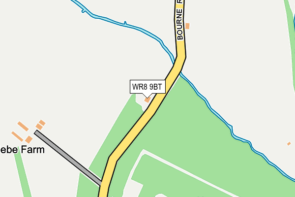 WR8 9BT map - OS OpenMap – Local (Ordnance Survey) WR8 9BT map - OS OpenMap – Local (Ordnance Survey)
