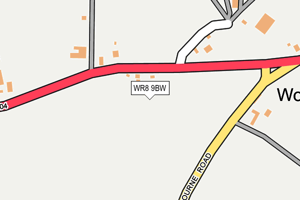 WR8 9BW map - OS OpenMap – Local (Ordnance Survey) WR8 9BW map - OS OpenMap – Local (Ordnance Survey)