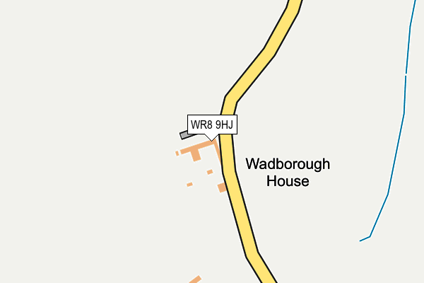 WR8 9HJ map - OS OpenMap – Local (Ordnance Survey) WR8 9HJ map - OS OpenMap – Local (Ordnance Survey)