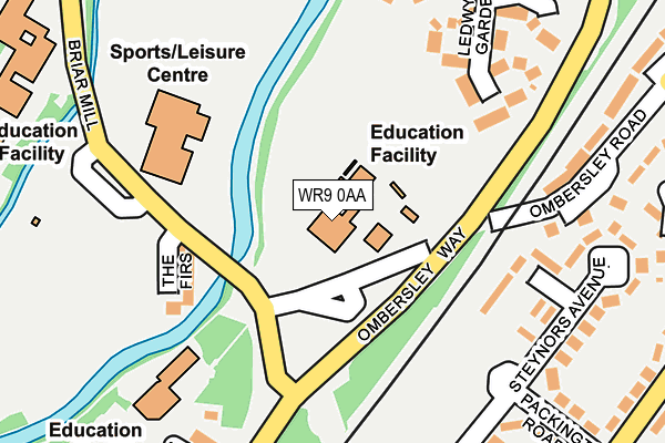 WR9 0AA map - OS OpenMap – Local (Ordnance Survey) WR9 0AA map - OS OpenMap – Local (Ordnance Survey)
