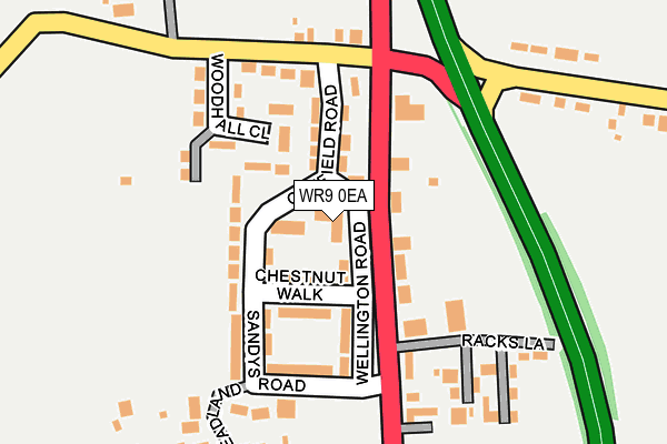 WR9 0EA map - OS OpenMap – Local (Ordnance Survey) WR9 0EA map - OS OpenMap – Local (Ordnance Survey)