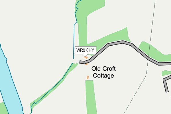 WR9 0HY map - OS OpenMap – Local (Ordnance Survey) WR9 0HY map - OS OpenMap – Local (Ordnance Survey)