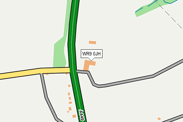 WR9 0JH map - OS OpenMap – Local (Ordnance Survey)