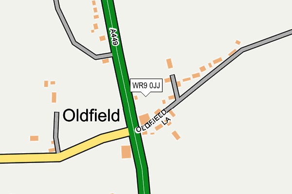 WR9 0JJ map - OS OpenMap – Local (Ordnance Survey)