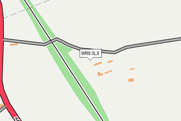 WR9 0LX map - OS OpenMap – Local (Ordnance Survey) WR9 0LX map - OS OpenMap – Local (Ordnance Survey)