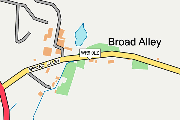 WR9 0LZ map - OS OpenMap – Local (Ordnance Survey) WR9 0LZ map - OS OpenMap – Local (Ordnance Survey)