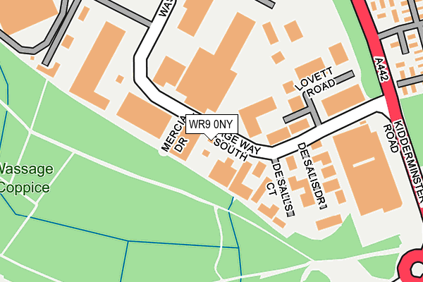 WR9 0NY map - OS OpenMap – Local (Ordnance Survey) WR9 0NY map - OS OpenMap – Local (Ordnance Survey)