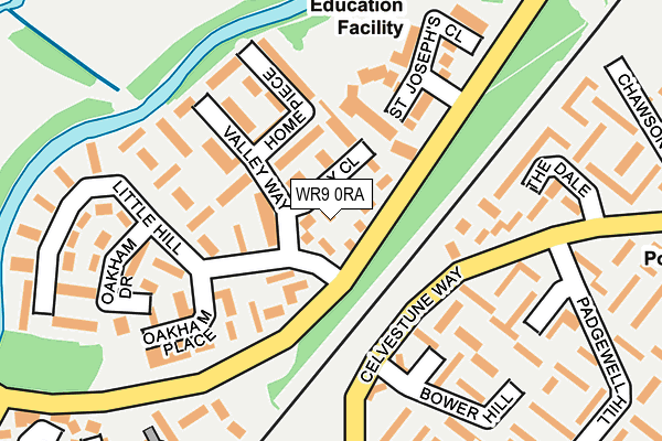 WR9 0RA map - OS OpenMap – Local (Ordnance Survey) WR9 0RA map - OS OpenMap – Local (Ordnance Survey)