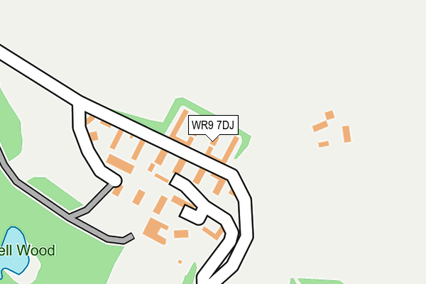 WR9 7DJ map - OS OpenMap – Local (Ordnance Survey) WR9 7DJ map - OS OpenMap – Local (Ordnance Survey)