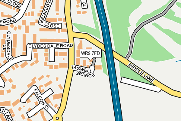 WR9 7FD map - OS OpenMap – Local (Ordnance Survey) WR9 7FD map - OS OpenMap – Local (Ordnance Survey)