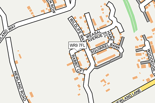 WR9 7FL map - OS OpenMap – Local (Ordnance Survey) WR9 7FL map - OS OpenMap – Local (Ordnance Survey)