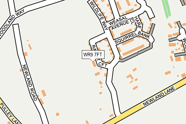 WR9 7FT map - OS OpenMap – Local (Ordnance Survey) WR9 7FT map - OS OpenMap – Local (Ordnance Survey)