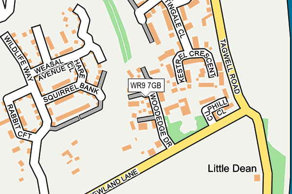 WR9 7GB map - OS OpenMap – Local (Ordnance Survey) WR9 7GB map - OS OpenMap – Local (Ordnance Survey)