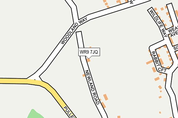 WR9 7JQ map - OS OpenMap – Local (Ordnance Survey) WR9 7JQ map - OS OpenMap – Local (Ordnance Survey)
