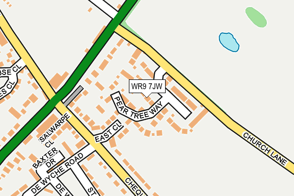 WR9 7JW map - OS OpenMap – Local (Ordnance Survey) WR9 7JW map - OS OpenMap – Local (Ordnance Survey)