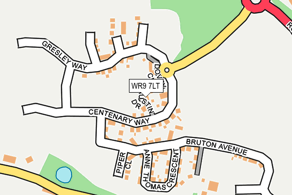 WR9 7LT map - OS OpenMap – Local (Ordnance Survey) WR9 7LT map - OS OpenMap – Local (Ordnance Survey)