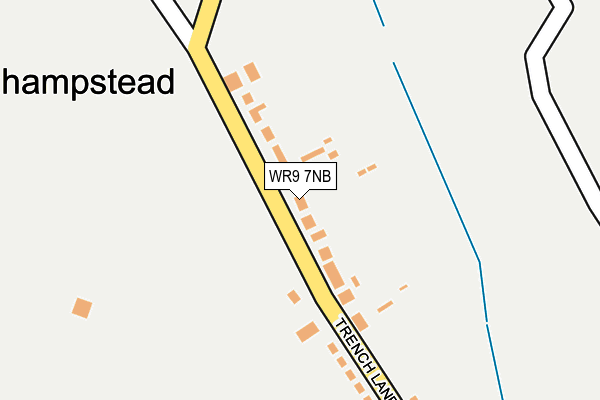 WR9 7NB map - OS OpenMap – Local (Ordnance Survey)