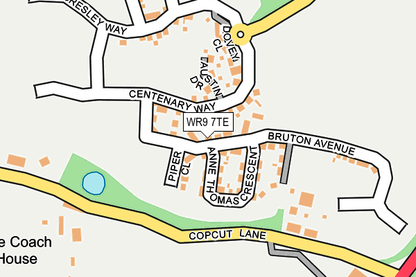 WR9 7TE map - OS OpenMap – Local (Ordnance Survey) WR9 7TE map - OS OpenMap – Local (Ordnance Survey)