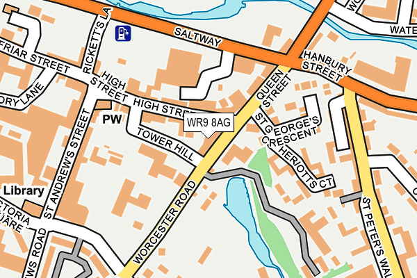 WR9 8AG map - OS OpenMap – Local (Ordnance Survey) WR9 8AG map - OS OpenMap – Local (Ordnance Survey)