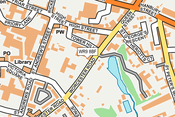 WR9 8BF map - OS OpenMap – Local (Ordnance Survey) WR9 8BF map - OS OpenMap – Local (Ordnance Survey)