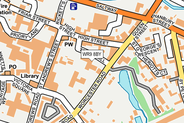 WR9 8BY map - OS OpenMap – Local (Ordnance Survey) WR9 8BY map - OS OpenMap – Local (Ordnance Survey)