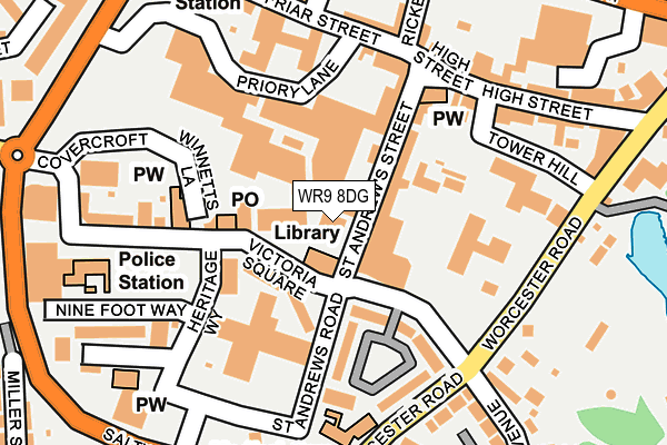 WR9 8DG map - OS OpenMap – Local (Ordnance Survey) WR9 8DG map - OS OpenMap – Local (Ordnance Survey)