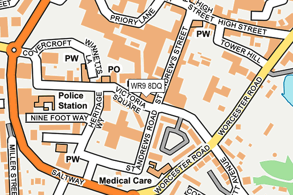 WR9 8DQ map - OS OpenMap – Local (Ordnance Survey) WR9 8DQ map - OS OpenMap – Local (Ordnance Survey)