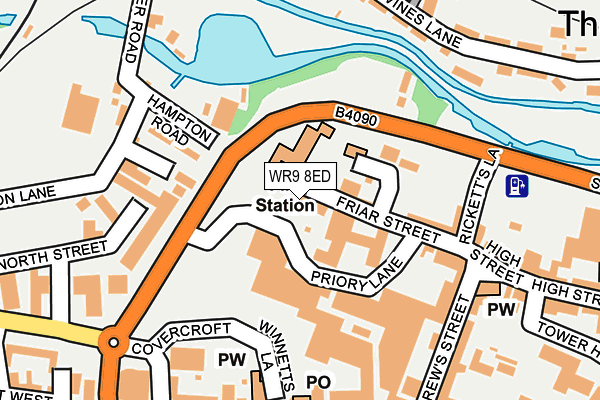 WR9 8ED map - OS OpenMap – Local (Ordnance Survey) WR9 8ED map - OS OpenMap – Local (Ordnance Survey)