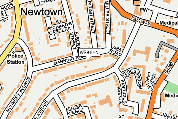 WR9 8HN map - OS OpenMap – Local (Ordnance Survey) WR9 8HN map - OS OpenMap – Local (Ordnance Survey)