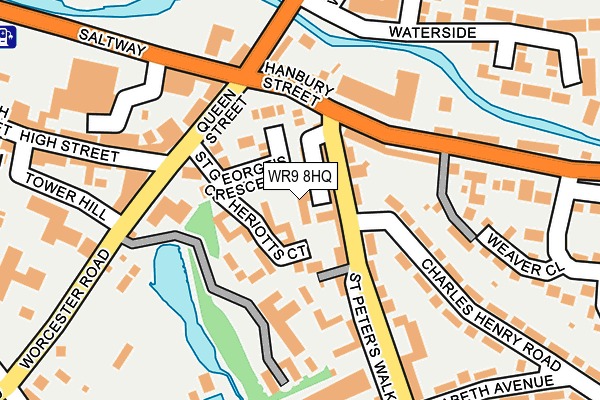 WR9 8HQ map - OS OpenMap – Local (Ordnance Survey) WR9 8HQ map - OS OpenMap – Local (Ordnance Survey)