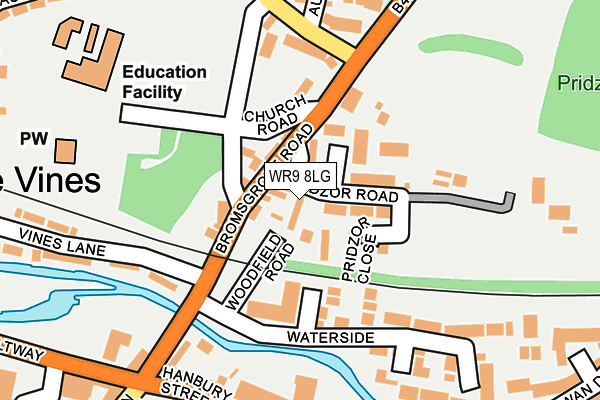 WR9 8LG map - OS OpenMap – Local (Ordnance Survey)