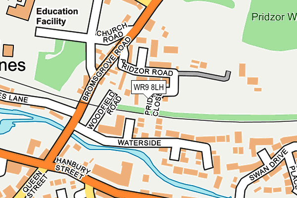 WR9 8LH map - OS OpenMap – Local (Ordnance Survey) WR9 8LH map - OS OpenMap – Local (Ordnance Survey)