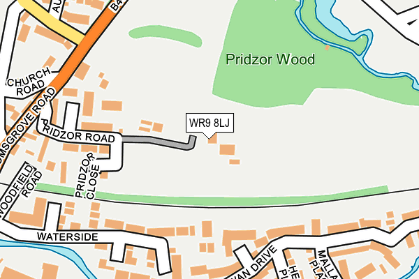 WR9 8LJ map - OS OpenMap – Local (Ordnance Survey) WR9 8LJ map - OS OpenMap – Local (Ordnance Survey)