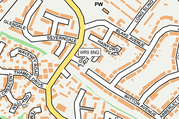 WR9 8NQ map - OS OpenMap – Local (Ordnance Survey) WR9 8NQ map - OS OpenMap – Local (Ordnance Survey)