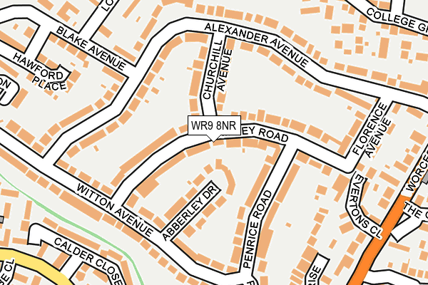 WR9 8NR map - OS OpenMap – Local (Ordnance Survey)