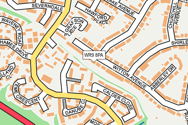 WR9 8PA map - OS OpenMap – Local (Ordnance Survey) WR9 8PA map - OS OpenMap – Local (Ordnance Survey)