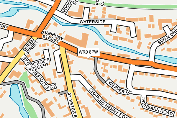 WR9 8PW map - OS OpenMap – Local (Ordnance Survey) WR9 8PW map - OS OpenMap – Local (Ordnance Survey)