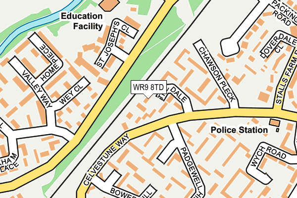 WR9 8TD map - OS OpenMap – Local (Ordnance Survey) WR9 8TD map - OS OpenMap – Local (Ordnance Survey)