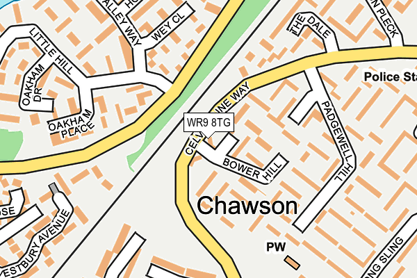 WR9 8TG map - OS OpenMap – Local (Ordnance Survey) WR9 8TG map - OS OpenMap – Local (Ordnance Survey)