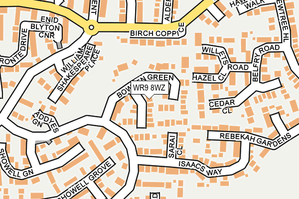 WR9 8WZ map - OS OpenMap – Local (Ordnance Survey) WR9 8WZ map - OS OpenMap – Local (Ordnance Survey)