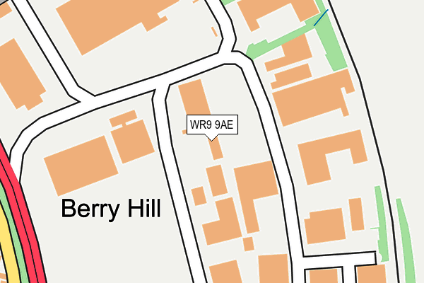 WR9 9AE map - OS OpenMap – Local (Ordnance Survey) WR9 9AE map - OS OpenMap – Local (Ordnance Survey)