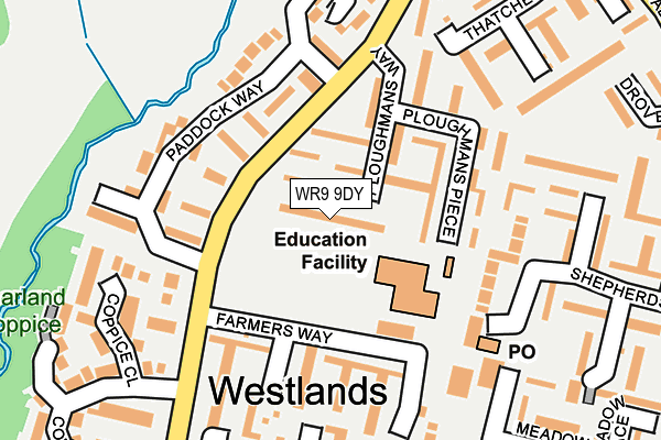 WR9 9DY map - OS OpenMap – Local (Ordnance Survey) WR9 9DY map - OS OpenMap – Local (Ordnance Survey)