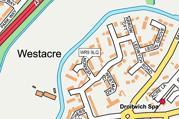 WR9 9LQ map - OS OpenMap – Local (Ordnance Survey)
