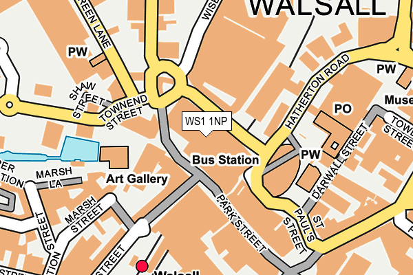 WS1 1NP map - OS OpenMap – Local (Ordnance Survey) WS1 1NP map - OS OpenMap – Local (Ordnance Survey)