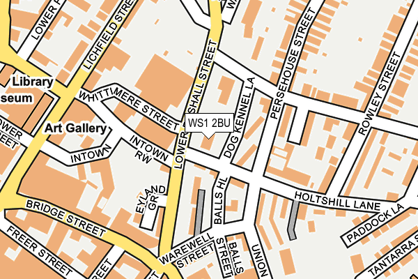 WS1 2BU map - OS OpenMap – Local (Ordnance Survey) WS1 2BU map - OS OpenMap – Local (Ordnance Survey)