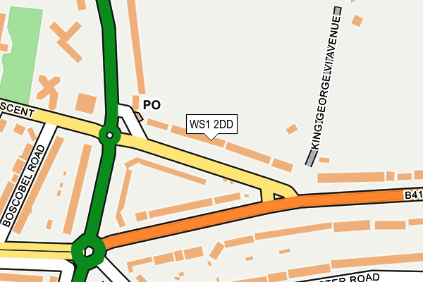 WS1 2DD map - OS OpenMap – Local (Ordnance Survey) WS1 2DD map - OS OpenMap – Local (Ordnance Survey)