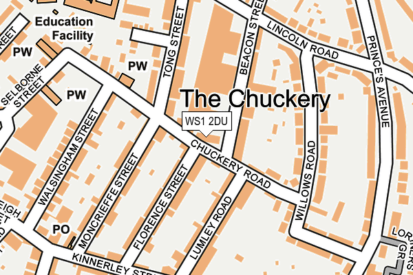 WS1 2DU map - OS OpenMap – Local (Ordnance Survey) WS1 2DU map - OS OpenMap – Local (Ordnance Survey)