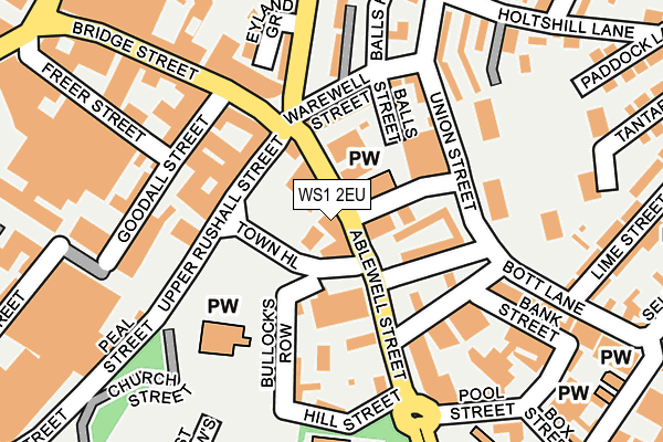 WS1 2EU map - OS OpenMap – Local (Ordnance Survey) WS1 2EU map - OS OpenMap – Local (Ordnance Survey)